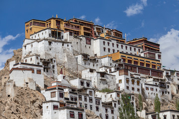 Wall Mural - Landscape view on the way to Thiksey Buddhist Monastery or Thiksey Gompa near Leh in Ladakh road, Jammu and Kashmir, India.