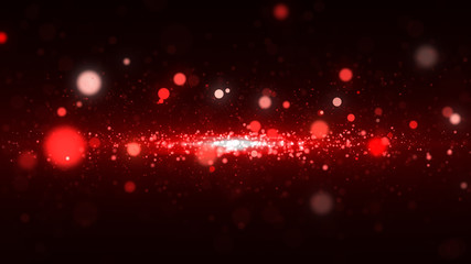 Wall Mural - luxury red particle glitter abstract background for happy new year and merry christmas festive seaso