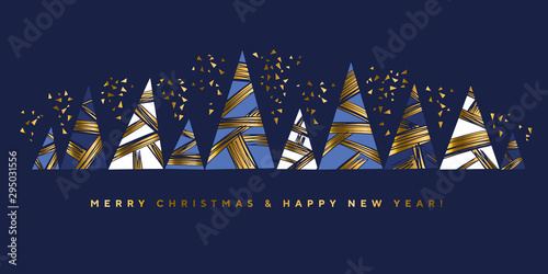 Luxury  Christmas geometric pattern for invitation