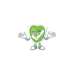 Sticker - Grinning checkmark shield with character a mascot