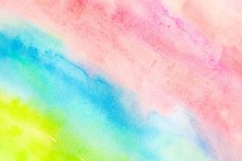 Watercolor Background With Wall Paper  Texture