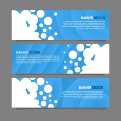 Wall Mural - Vector abstract design banner web template.