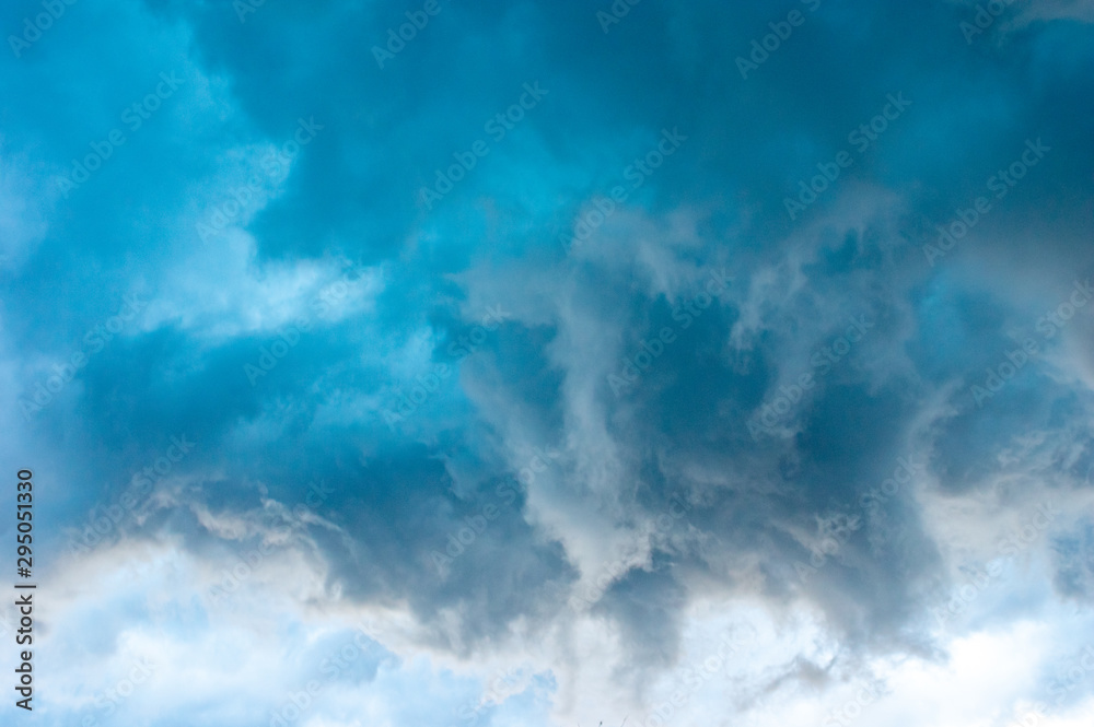 Dramatic Thunderstorm Clouds - obrazy, fototapety, plakaty 