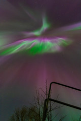 colorful northern lights