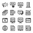 © supanut - advertise and advertising icon set,vector and illustration