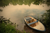 Fototapeta Na sufit - landscape with boat
