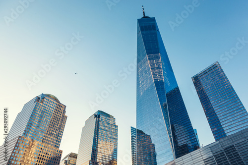 Cuadros en Lienzo Manhattan skyscrapers in New York City, the USA
