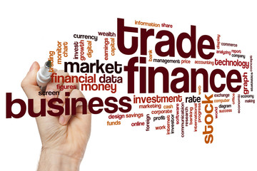 Canvas Print - Trade finance word cloud