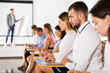 © JackF - Side view of student group on lecture