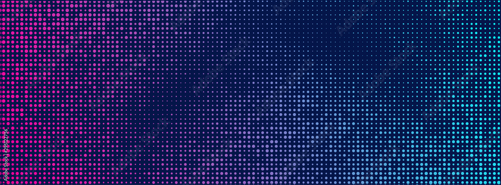 Halftone retro background. Pink blue halftone gradient,party poster background. EPS 10. - obrazy, fototapety, plakaty 