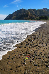 Wall Mural - Peketa Beach on South Island, New Zealand