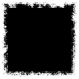 Fototapeta  - Grunge background black rectangular isolated on white background