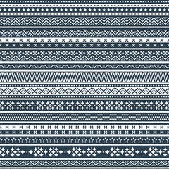 Christmas seamless ornamental pattern