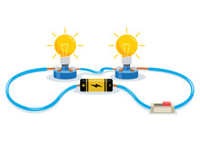 Simple Electric Circuit Experiment For Children Education