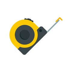 Sticker - Tape measure icon. Flat illustration of tape measure vector icon for web design