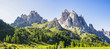 Leinwandbild Motiv View of the Dolomite mountains near Misurina, Veneto - Italy