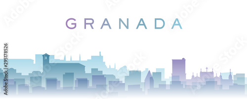 Granada Transparent Layers Gradient Landmarks Skyline