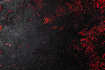 Painted background texture red and black