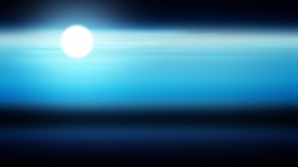 Moon background night gradient light, fog bright.