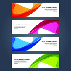 Vector Abstract design banner web template