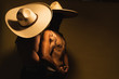 © Gener Vázquez - Gay Mexican charro couple no shirt with sombrero