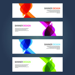 Vector Abstract design banner web template