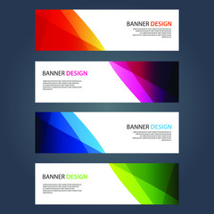 Vector Abstract design banner web template