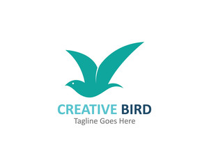 Creative logo design Bird vector template icon