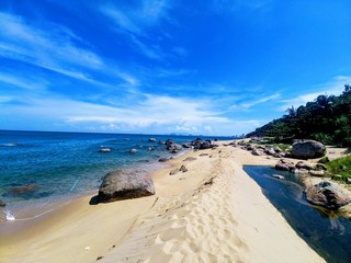 beach and sea