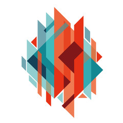 Poster - Geometric element, minimalistic design, creative concept. Jpeg