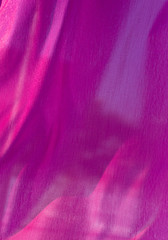 Poster - Red silk fabric as an abstract background