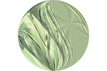 Green Glass Marble