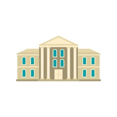 Poster - supreme courthouse icon. flat illustration of supreme courthouse vector icon for web design