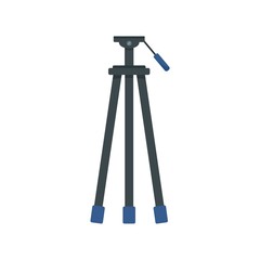Poster - camera tripod icon. flat illustration of camera tripod vector icon for web design