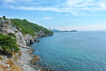 Thai sae at Koh Si Chang Island Thailand.Gulf of Thailand.