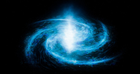 Wall Mural - cosmic abstract background. impressive structure of the spiral purple galaxy.