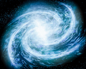 Wall Mural - bright stars in space. magic space background.