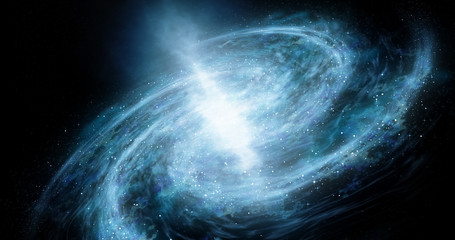 Wall Mural - beautiful starry background. galaxy closeup in space.