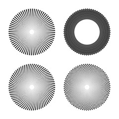 Halftone circle abstract design for any projects. Vector EPS10 illustration. Abstract dotted vector background.