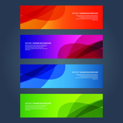 Vector Abstract design banner web template