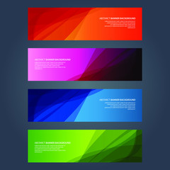 vector abstract design banner web template