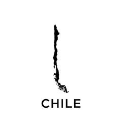 Wall Mural - Chile map vector design template