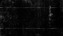 Black Vintage Grunge Scratched Background, Distressed Old Texture. Design Element.