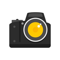 Poster - Professional camera icon. Flat illustration of professional camera vector icon for web design