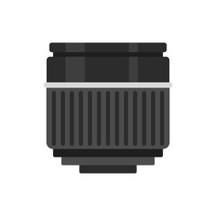 Poster - Macro lens icon. Flat illustration of macro lens vector icon for web design