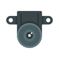 Poster - Action small camera icon. Flat illustration of action small camera vector icon for web design