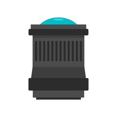 Poster - Lens icon. Flat illustration of lens vector icon for web design