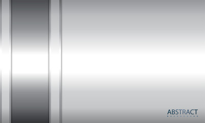Wall Mural - abstract background with modern, luxury, and realistic style of silver and white color combination. 