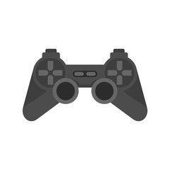 Wall Mural - Plastic gamepad icon. Flat illustration of plastic gamepad vector icon for web design