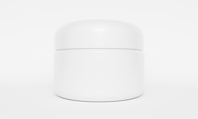 Poster - Mockup skin cream packaging with shadow. 3d rendering